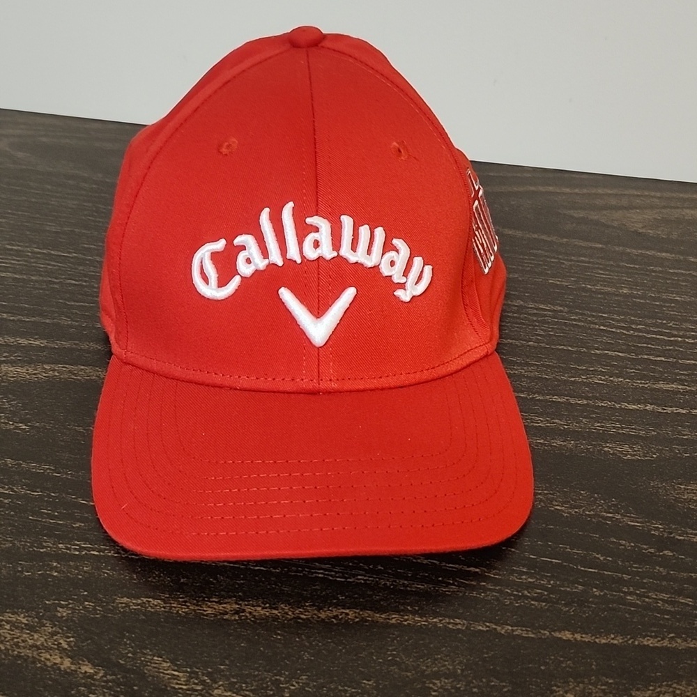 Callaway hat Red MTR EUC GOLF CAP Snap Back